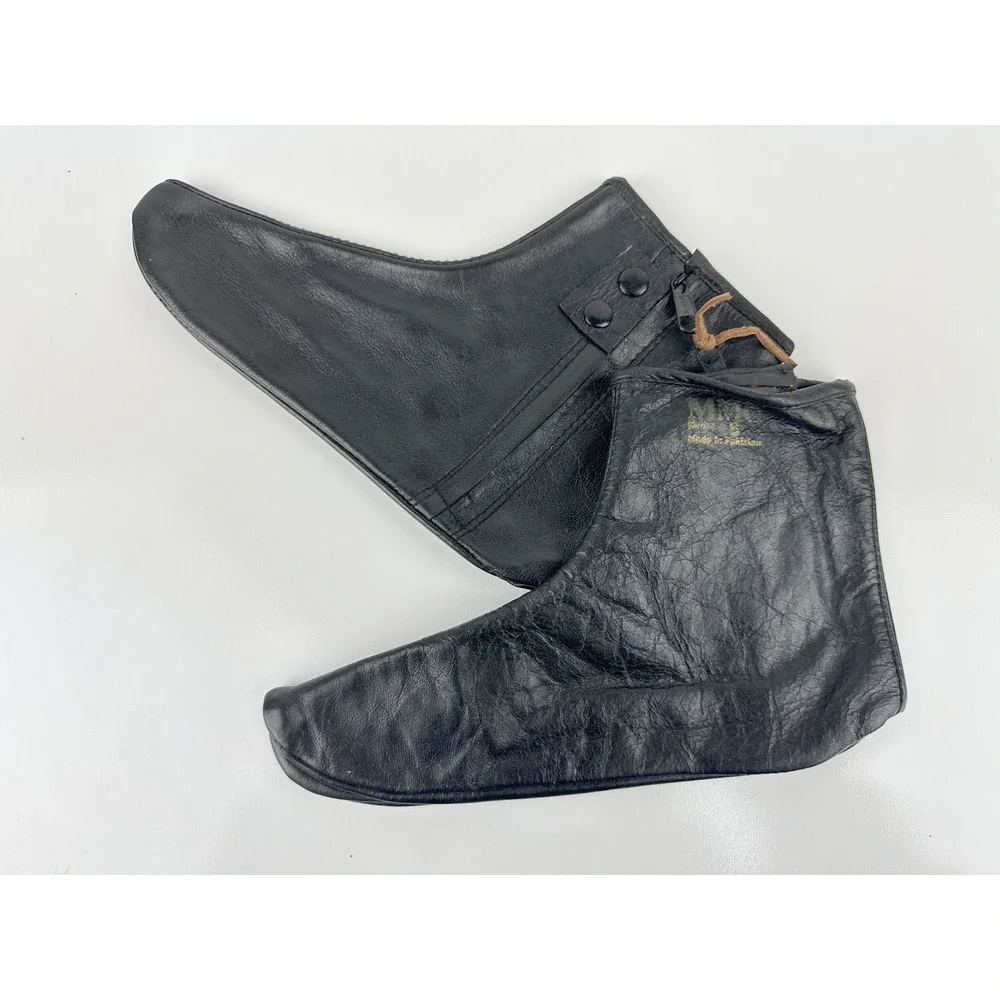 MMC Khuffain Khuff Black Leather Prayer Socks Size 6 Zipper Snap Multan Pakistan